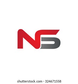 NS company linked letter logo