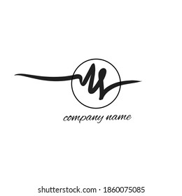 ns initial letter logo vector template sign symbol icon