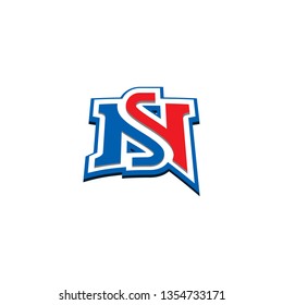 NS initial Logo Letter