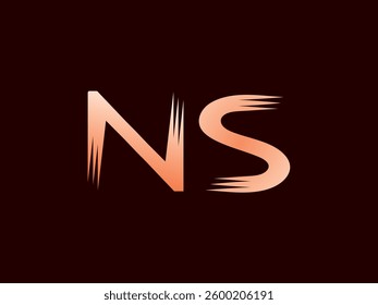 ns latter logo design NS logo