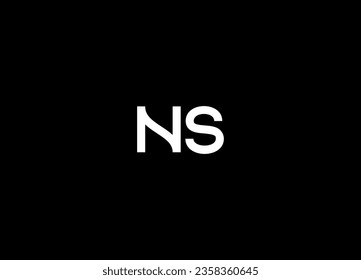 NS letter logo design and monogram logo