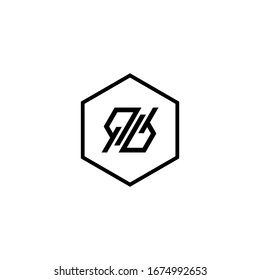 NS letter logo design vector icon template