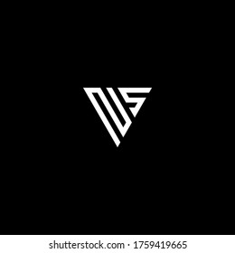 ns letter vector logo abstract