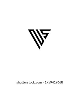 ns letter vector logo abstract