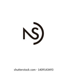 Ns Letter Vector Logo Design