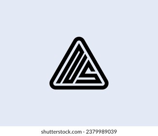 NS logo design vector template