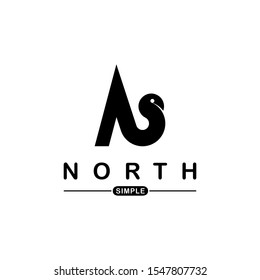 NS logo initial vector,in masculine design icon.