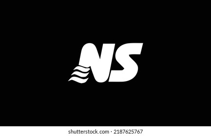 NS logo N and S initial