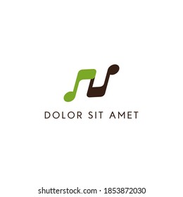 NS N S creative logo design template