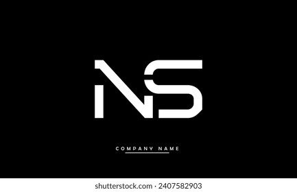 NS, SN Abstract Letters Logo Monogram