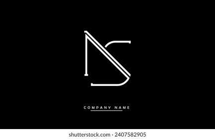 NS, SN Abstract Letters Logo Monogram