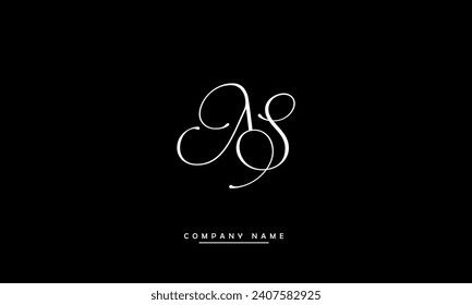 NS, SN Abstract Letters Logo Monogram
