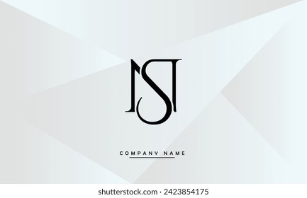 NS, SN Alphabets Letters Logo Monogram