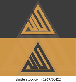 NS, SN, S AND N Abstract initial monogram letter alphabet logo design