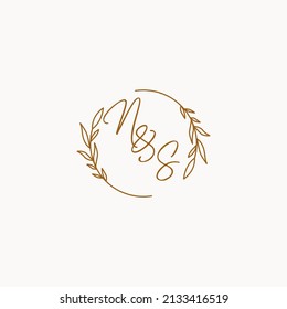 NS wedding initials logo design ideas