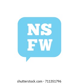 NSFW icon -- Not Safe For Work Anagram icon