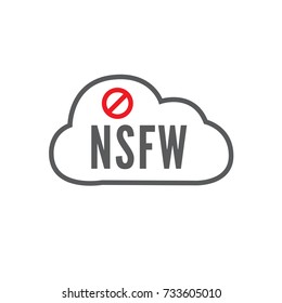 NSFW icon -- Not Safe For Work Anagram icon