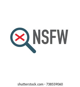 NSFW icon -- Not Safe For Work Anagram icon