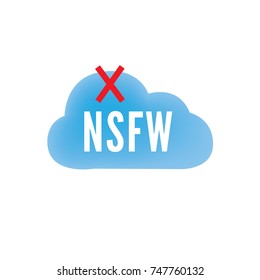 NSFW icon -- Not Safe For Work Anagram icon