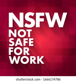 NSFW - Nicht sicher für die Arbeit, Akronym, Hintergrund des Unternehmenskonzepts