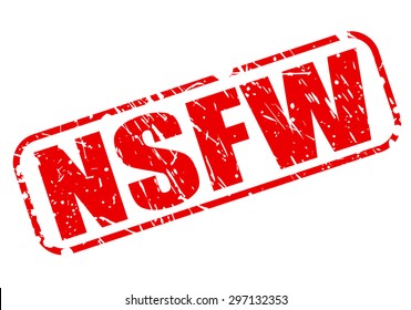NSFW red stamp text on white