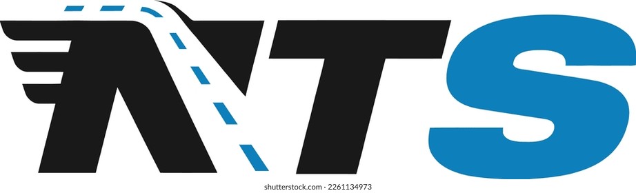 nst logistics trucking and transport logo design
