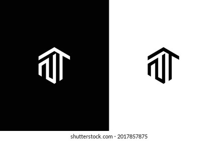 NT Abstract Logo Design Monogram