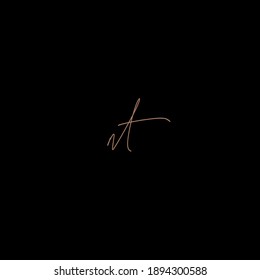 No logo escrito a mano para identidad