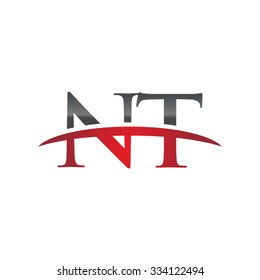 NT initial company red swoosh logo