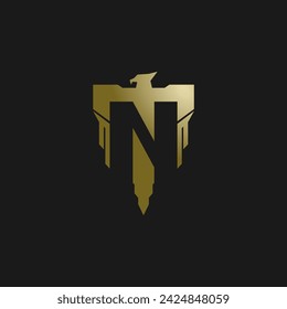 The 'NT' logo, blending tactical style with negative space technique, housing an eagle motif within. Symbolizing strength and vision, it embodies precision and resilience.