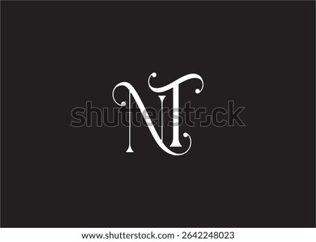 NT Logo Design Creative and Modern Logo Design