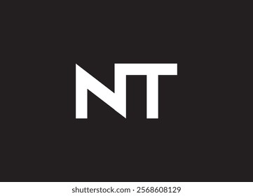 NT Logo Design Template Vector Graphic Branding Element.
