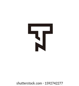 'NT' LOGO VECTOR FOR BRANDS AND COMPANY NAMES