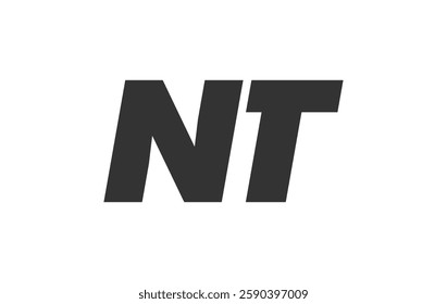NT Techno Editable Font Logo For Corporate Branding. Bold, Futuristic Design With Unique Typographic Ideas. Minimal Custom Type And Dynamic Letter Variations For Promotion, Printing, And Book Titles