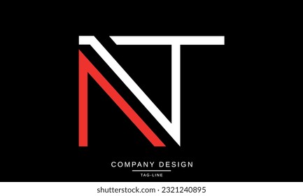 NT, TN, Abstract Letters Logo Monogram