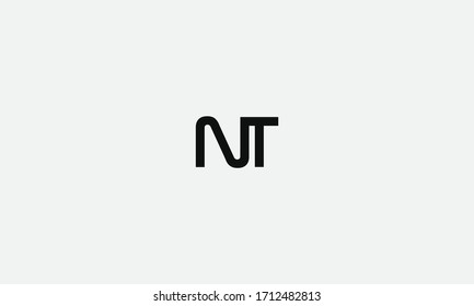 NT or TN letter logo. Unique attractive creative modern initial NT TN N T initial based letter icon logo