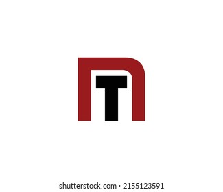 NT TN logo design vector template