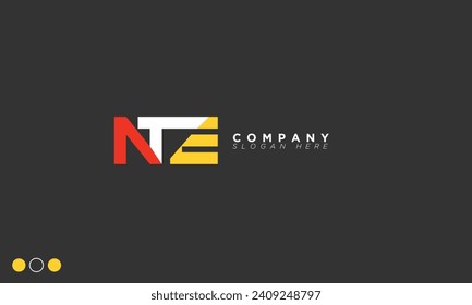 NTE Alphabet letters Initials Monogram logo 