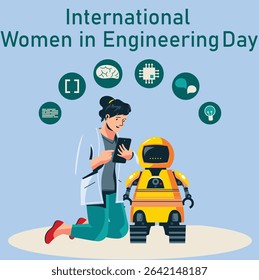 nternational Women In Engineering Day is commemorated every year on June 23rd.

The day is created by the Women's Engineering Society and supported by UNESCO with the intention to recognize women.