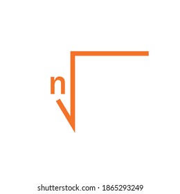 nth root symbol, maths vector