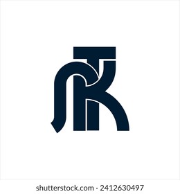 NTK Letter Initial Logo Design Template Vector Illustration