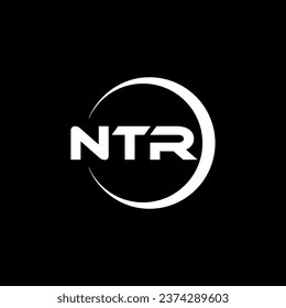 NTR Letter Logo Design, Inspiration for a Unique Identity. Modern Elegance and Creative Design. Watermark Your Success with the Striking this Logo.