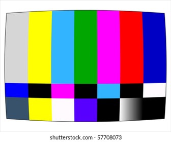 NTSC Tv Pattern Signal For Test Purposes