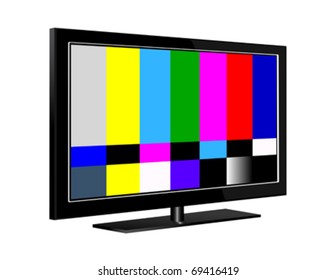 NTSC tv pattern signal for test purposes