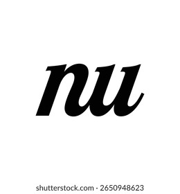 nu modern minimalist timeless logo design blending simplicity and elegance, ideal for businesses seeking a clean, professional, and enduring brand identity across digital and print platforms.