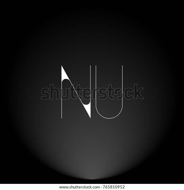 nu white thin minimalist logo design stock vector royalty free 765810952 https www shutterstock com image vector nu white thin minimalist logo design 765810952