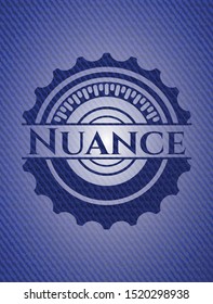 Nuance with denim texture. Vector Illustration. Detailed.