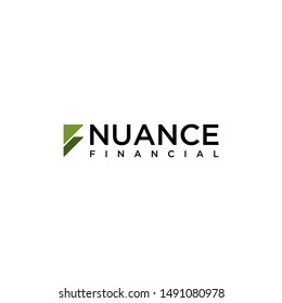 Nuance financial logo letter n