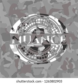 Nuance on grey camo pattern