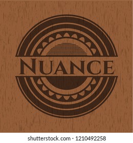 Nuance wooden emblem